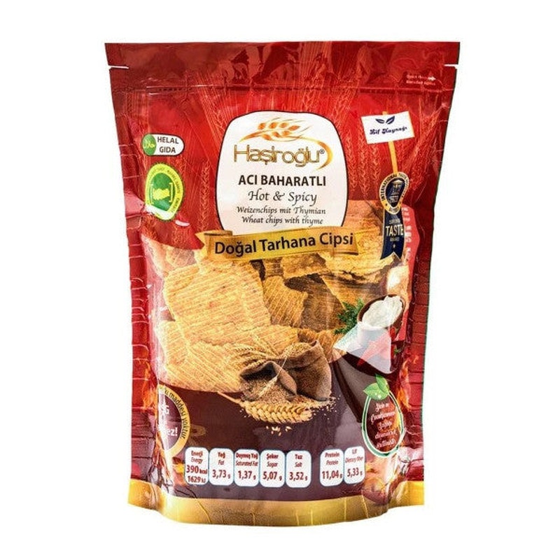 Hairolu Hot Spicy Natural Tarhana Chips 225 G