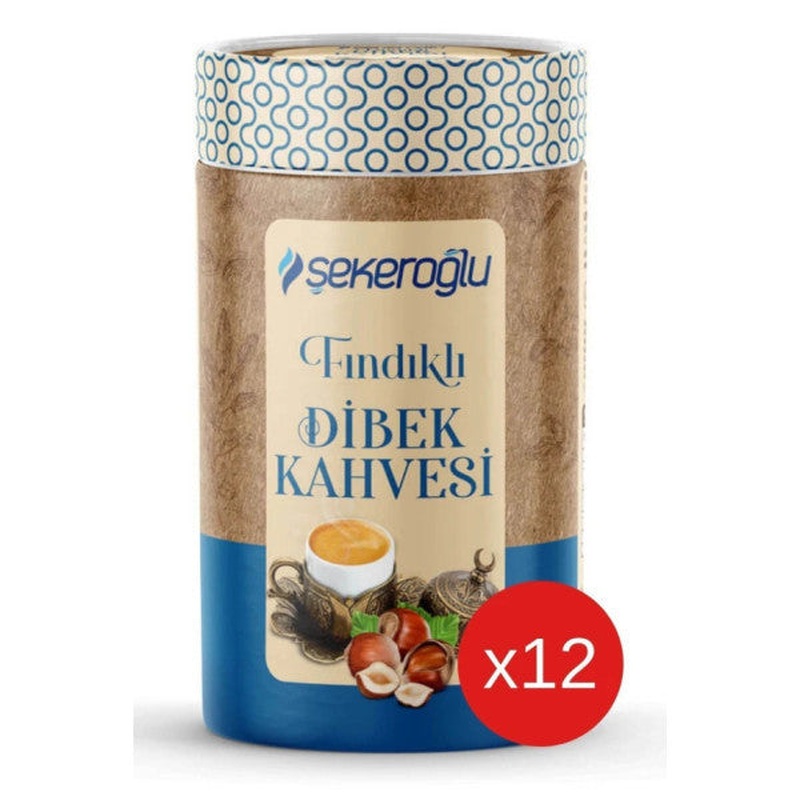 Hazelnut Dibek Coffee 200 Gr Cylinder (12 Pieces)