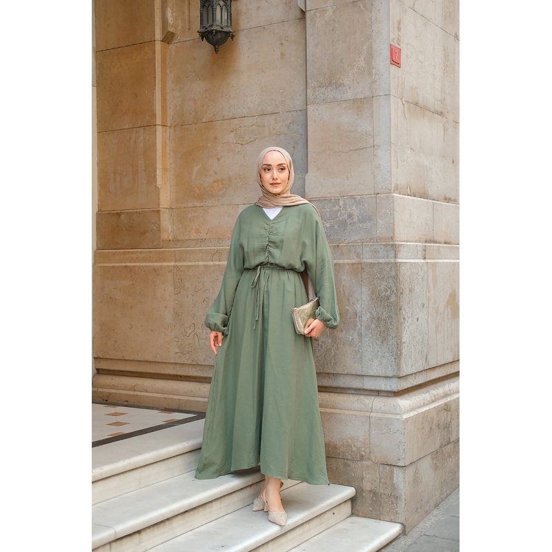 Olivia Dress Olive Green