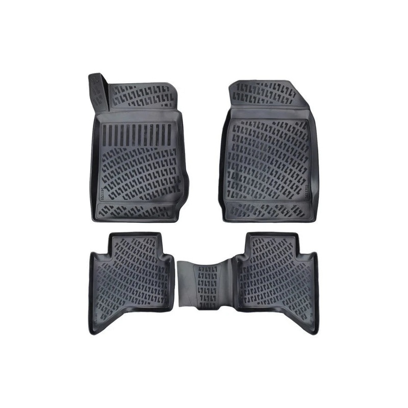 Isuzu D-Max (Double Cab Pick-Up) 2012 3D Black Floor Mats