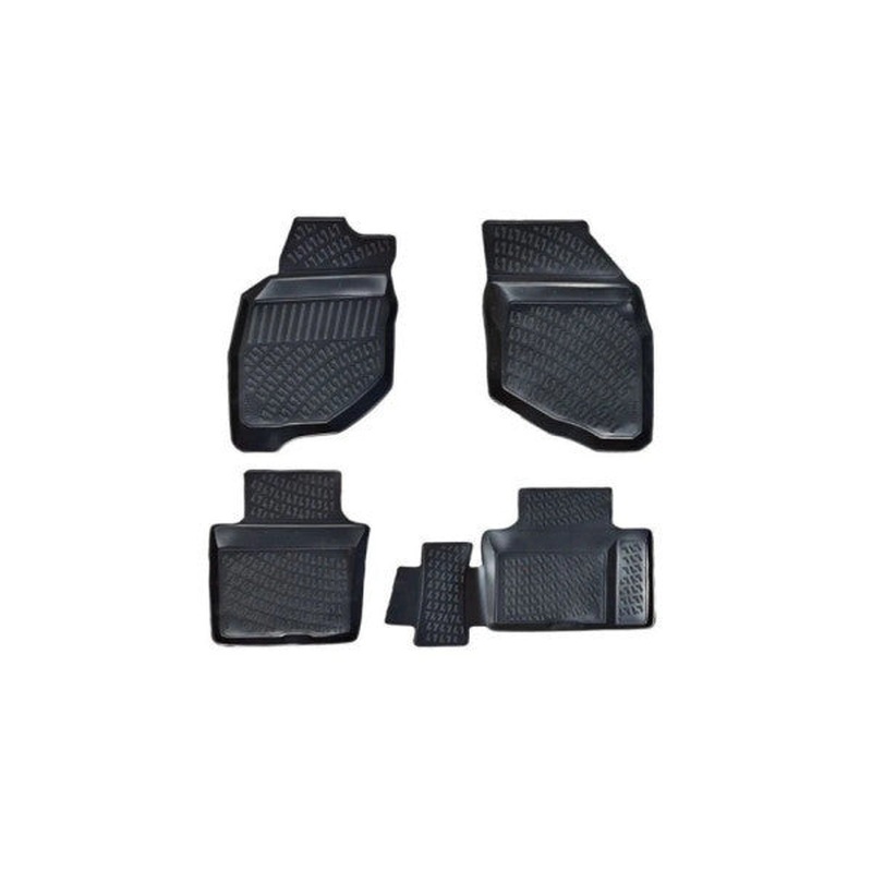 Honda Accord 2018 3D Black Floor Mats