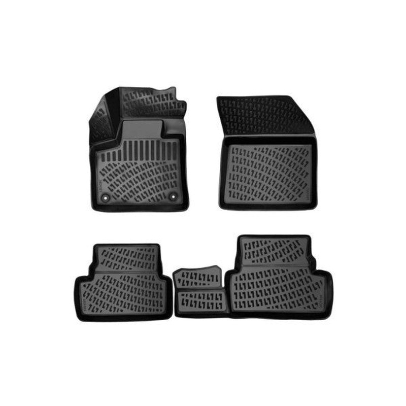 Peugeot 3008 2016 3D Floor Mat Black