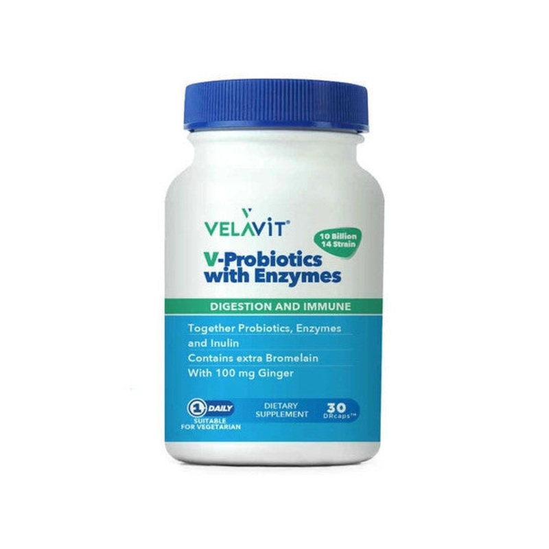 Velavit V-Probiotics With Enzymes 30 Capsule