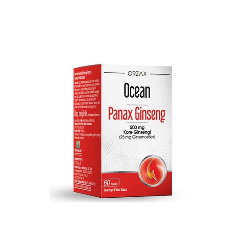 Ocean Panax Ginseng 500 Mg 60 Capsules