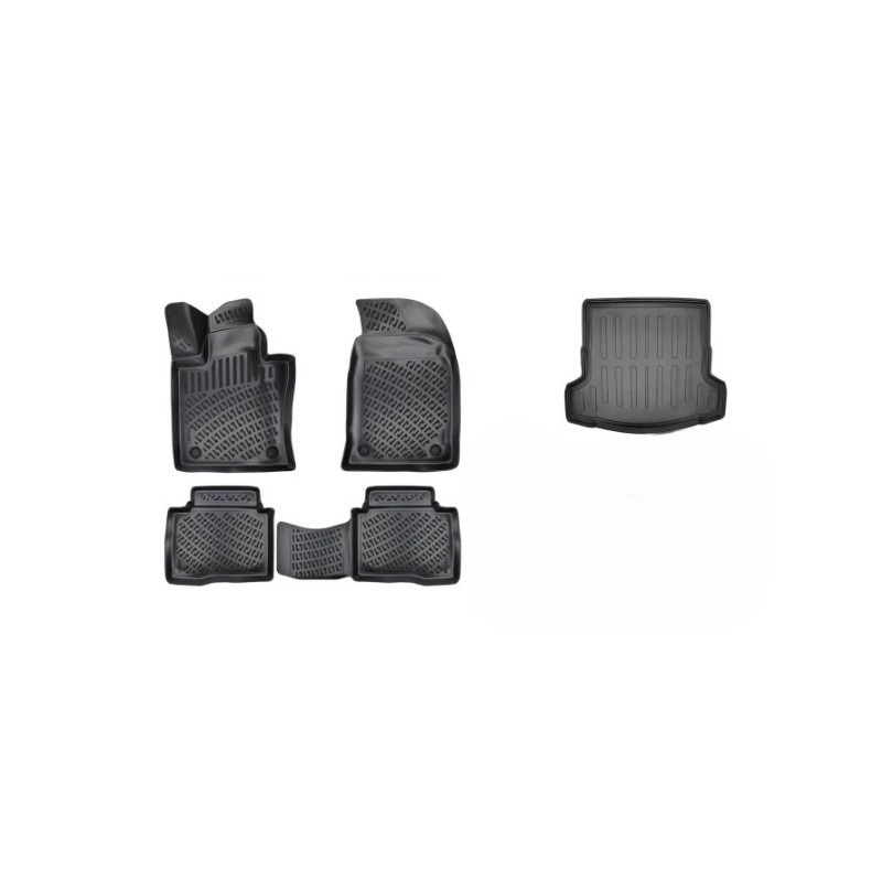 Ssangyong Torres - Vehicle Specific Production - 3D Rubber Floor Mat And Trunk Pool Set