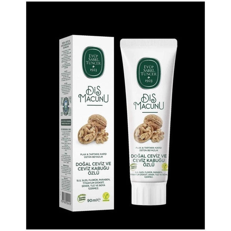 Eyp Sabri Tuncer Natural Walnut And Walnut Shell Extract Toothpaste 90 Ml