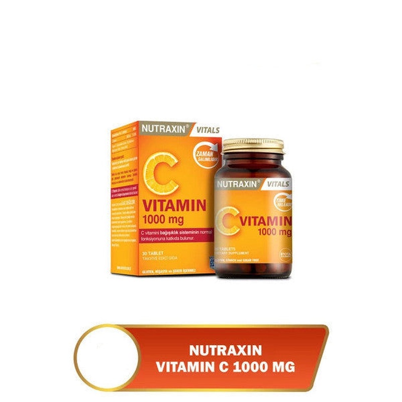 Nutraxin Vitamin C 1000 Mg 30 Tablets