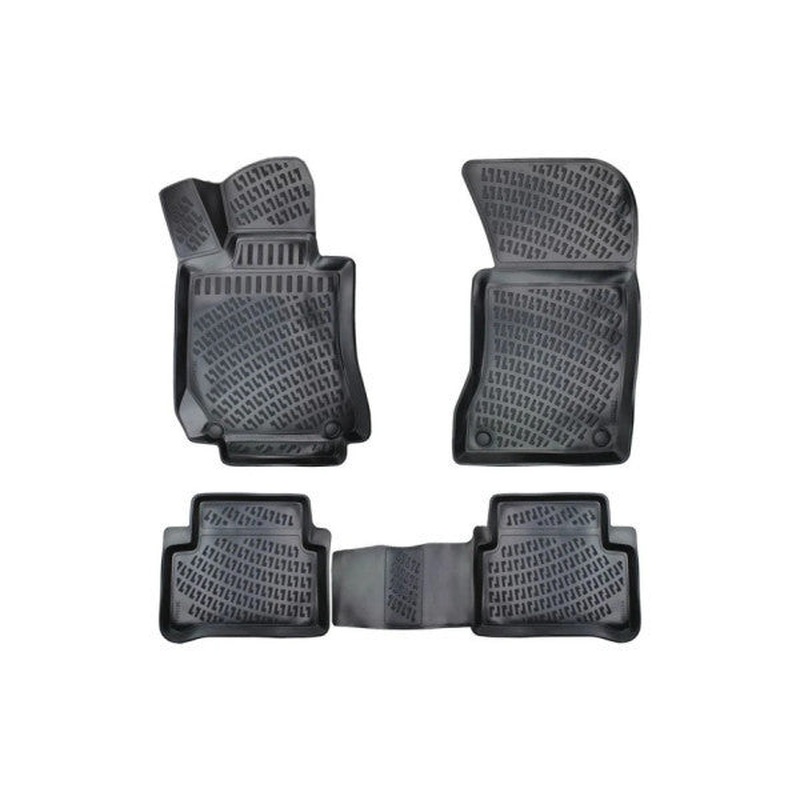 Mercedes E Class W210 1996-2002 3D Floor Mat Black
