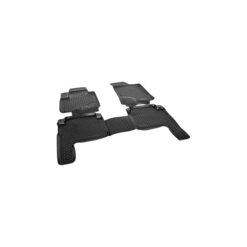 3D Black Hyundai Santa Fe 2 2013+ Floor Mat