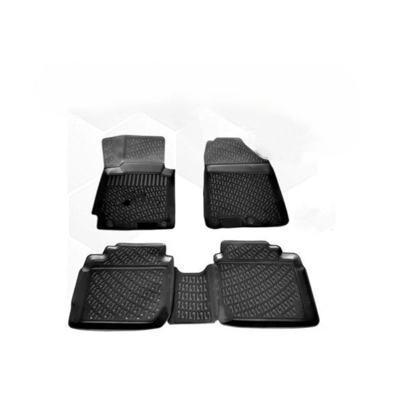 Kia Cerato 3D Floor Mat Black 4 Piece Set For 2016 - 2020