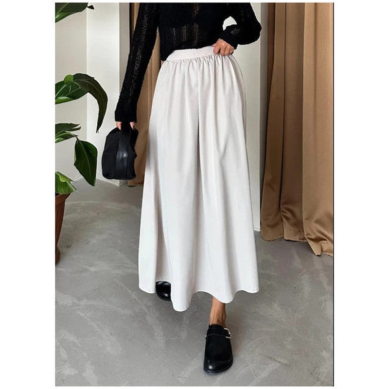 Stone Lola Zippered Long Skirt