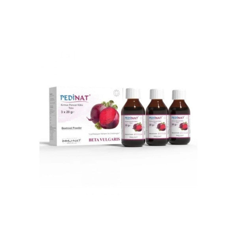 Immu-Nat Immunat Pedinat Red Beet Root Powder 3X20 Ml