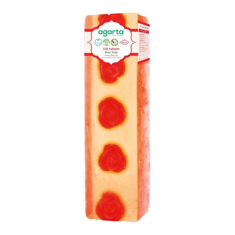 Agarta Natural Handmade Rose Soap 1400 Gr