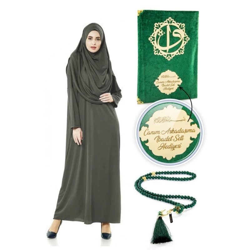 Personalized Mother's Day Gift Prayer Dress Set Khaki