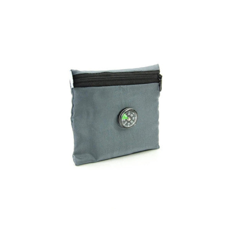 Pocket Prayer Rug With Compass - Gray Color