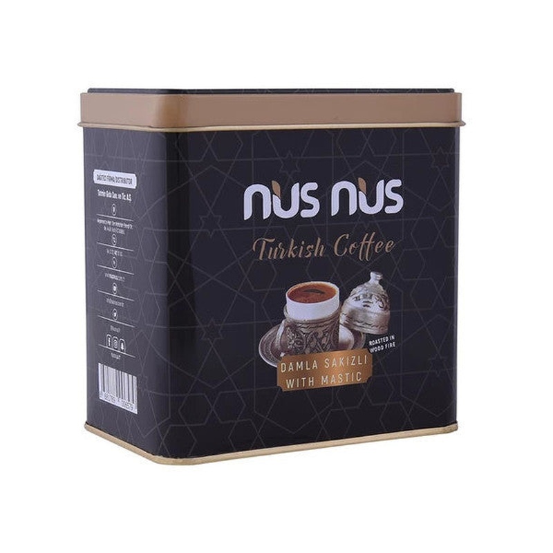Nusnus Mastic Turkish Coffee 250 Metal Box