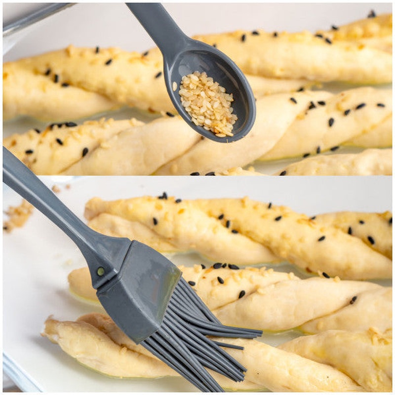 Porsima 1102 Slide Spoon Leakproof Lid Labeled Oil Can 14 Piece Spice Set Anthracite