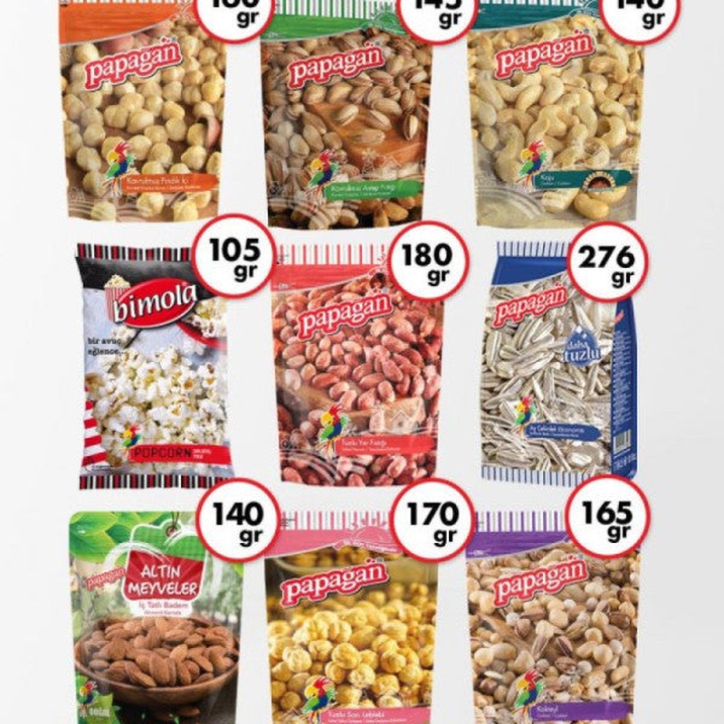 Papaan Nuts  Advantage Package 1481 Gr