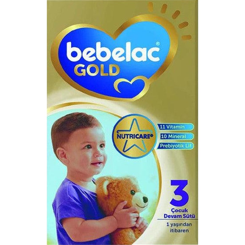 Bebelac Gold 3 Child Follow-On Milk 800 Gr 2 Pack