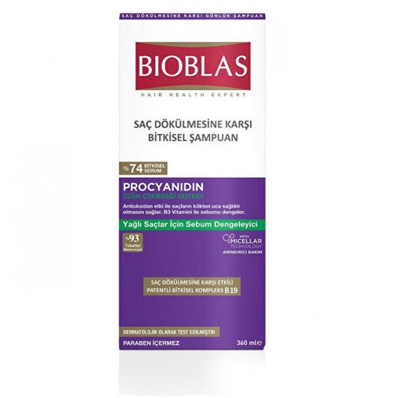 Bioblas Procyandn Herbal Shampoo Against Hair Loss 360X3 1080 Ml