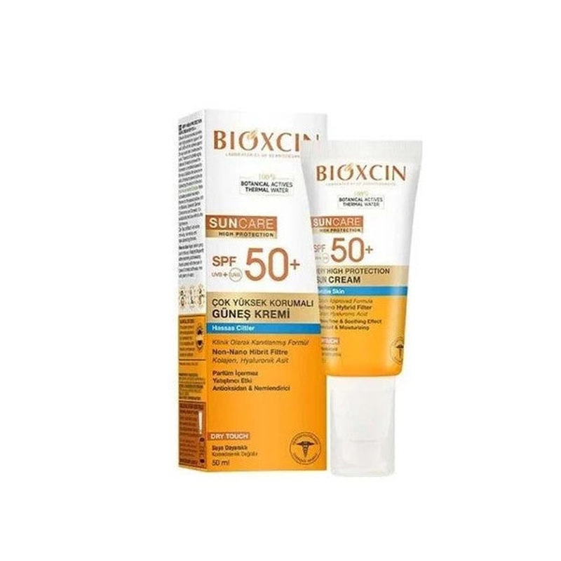 Bioxcin Sun Care Very High Protection Sun Cream For Sensitive Skin Spf50+ 50Ml
