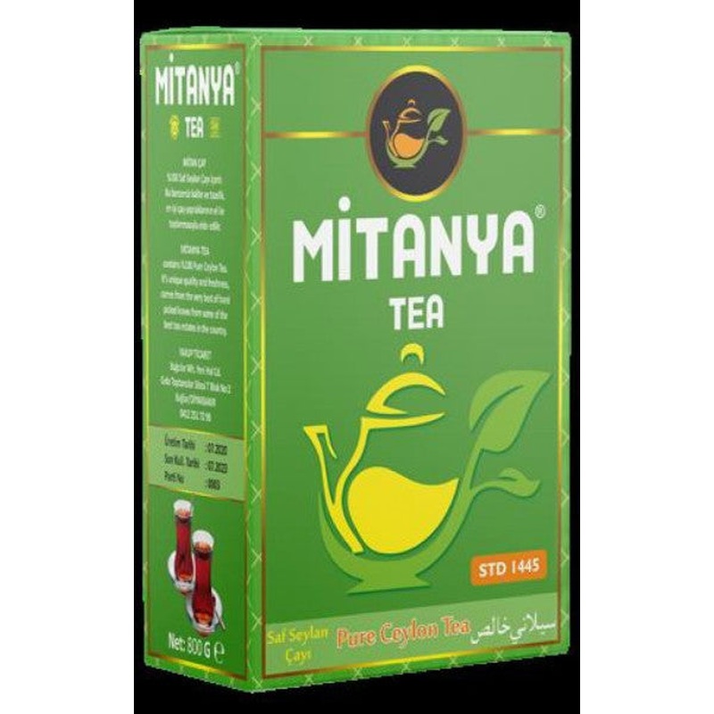 Diyarndan Mitanya Tea Std1445 Pure Ceylon Tea 800 Gr