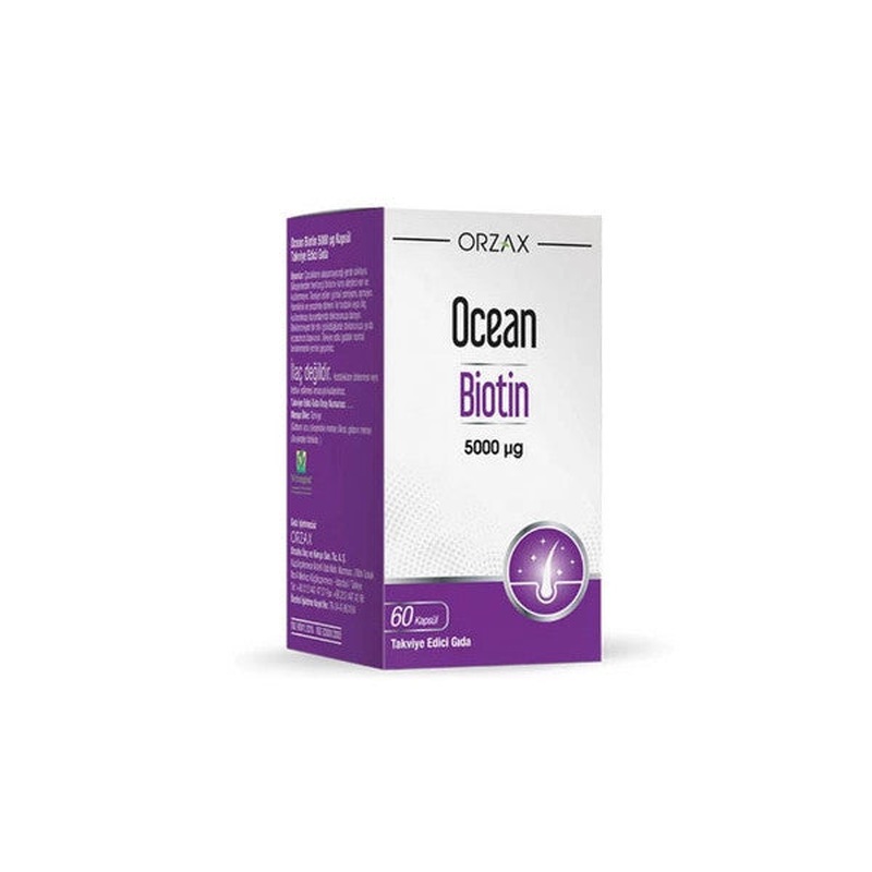 Ocean Biotin 5000Ug 60 Capsules