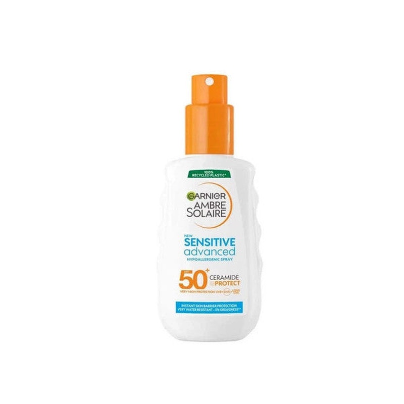Garnier Ambre Solaire Sensitive Advanced Sun Protection Spray Spf50+ 150Ml