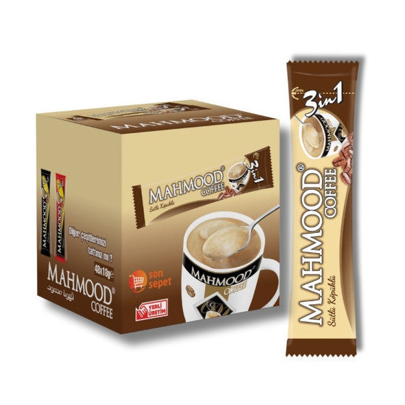 Mahmood Coffee 3 n 1 Milk Foam 48-Piece Instant Coffee