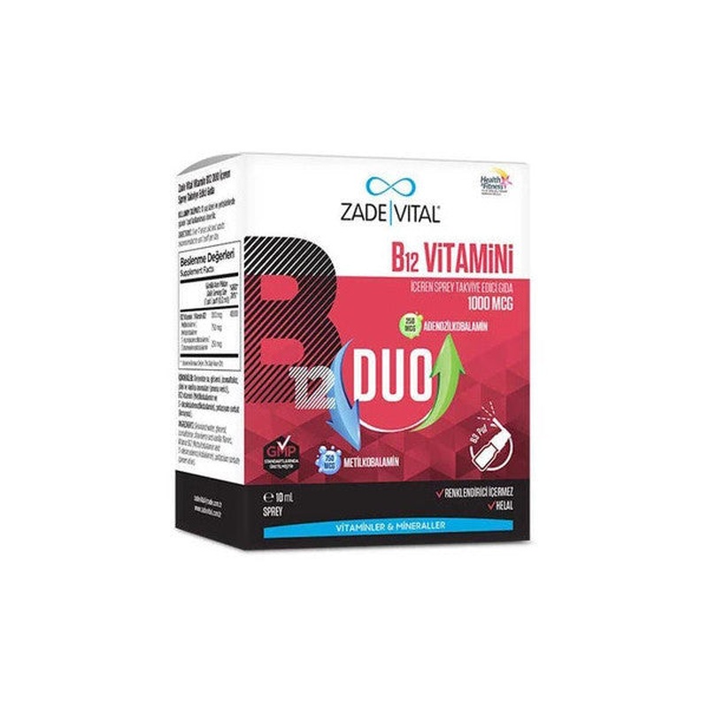 Zade Vital B12 Vitamins 10Ml Spray