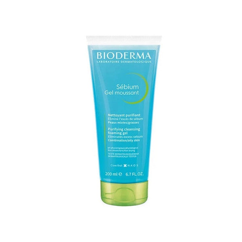 Bioderma Sebium Foaming Gel Cleansing Gel 200 Ml Tube