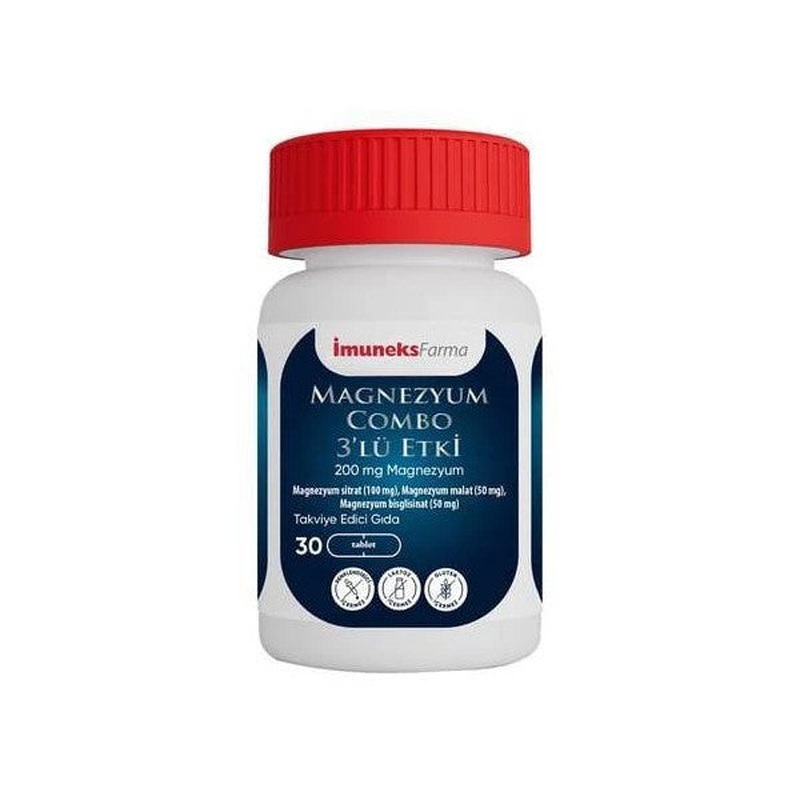 Imuneks Farma Magnesium Combo Triple Effect 30 Tablets