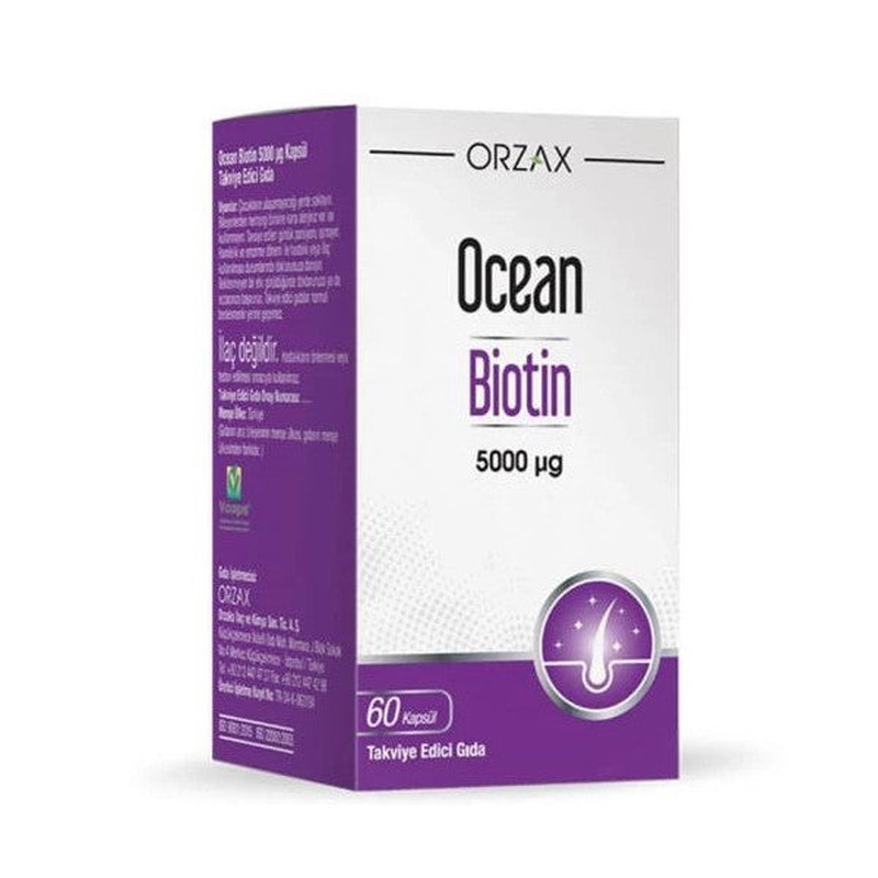 Orzax Ocean Biotin 60 Capsules