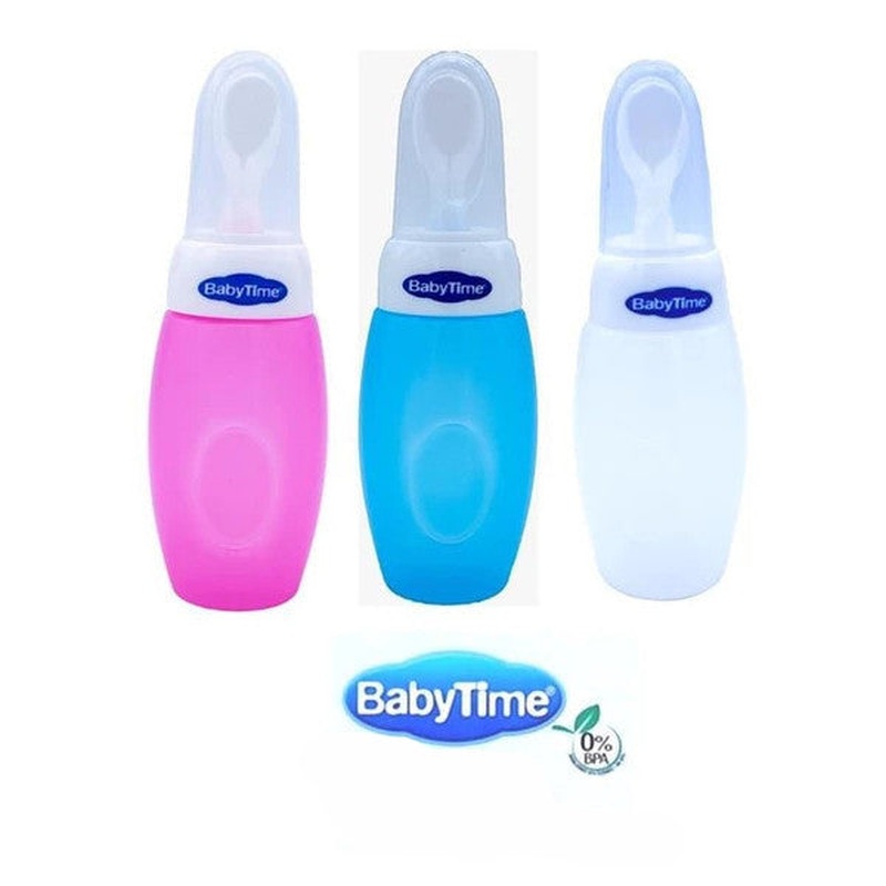 Babytime Bt086 Spoon Feeding Bottle - White