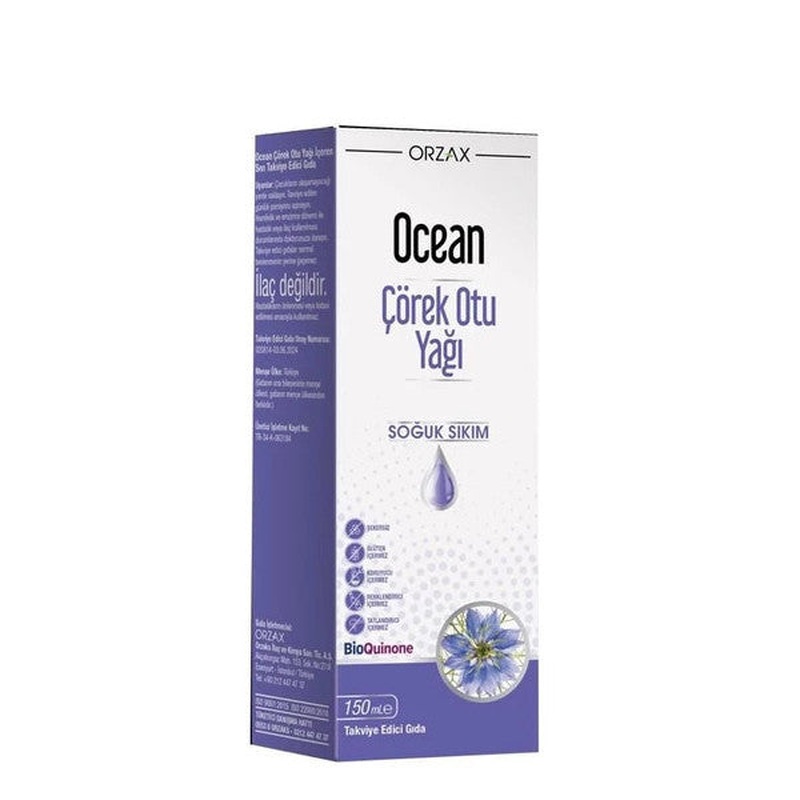 Orzax Ocean Black Cumin Oil 150 Ml Liquid
