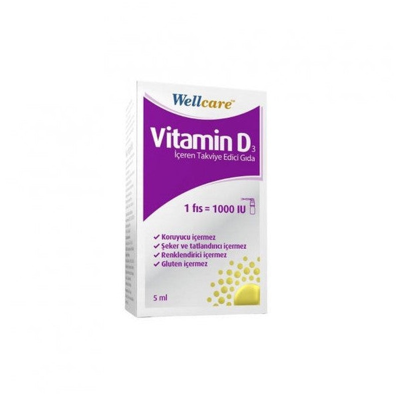 Vitamin D3 Containing Supplementary Food 1000Iu 5Ml
