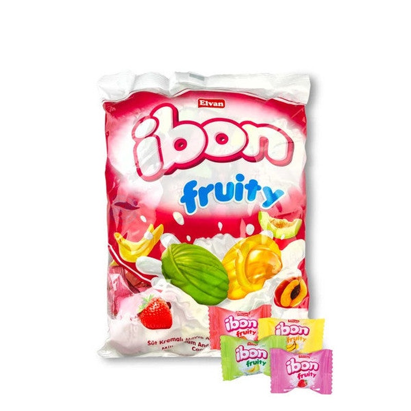 Ibon Milky Fruit Candy 1000 Gr. (1 Bag)