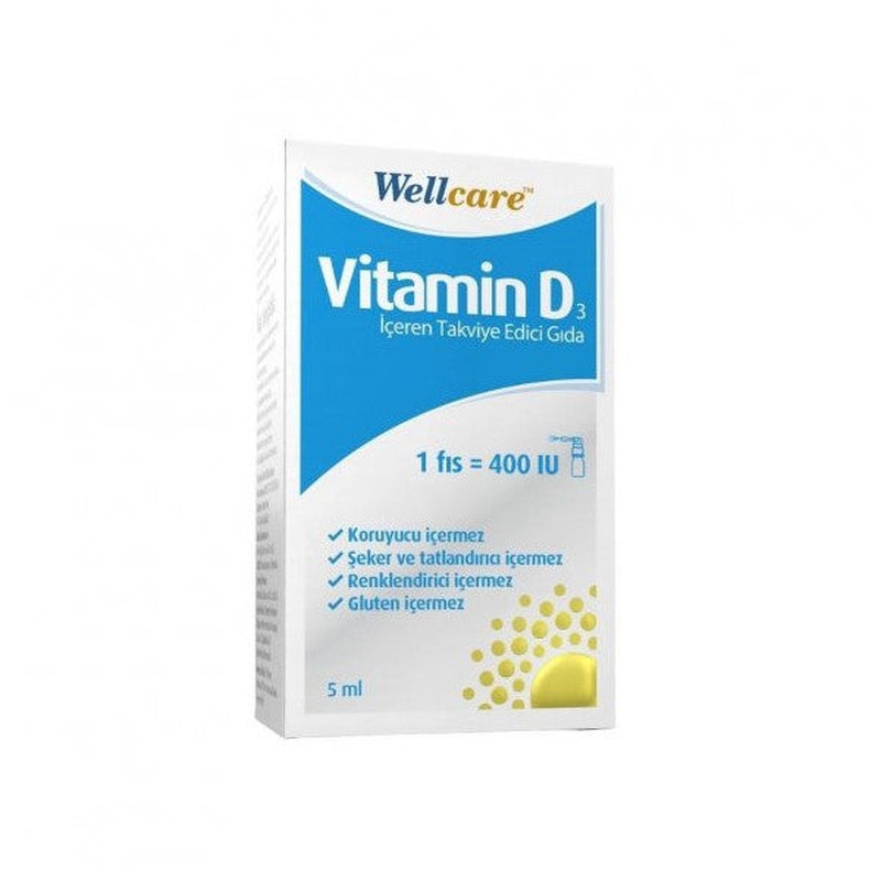 Vitamin D3 400Iu Food Supplement 5Ml