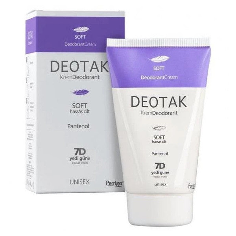 Deotak Deodorant Cream Soft 35Ml | Sensitive Skin