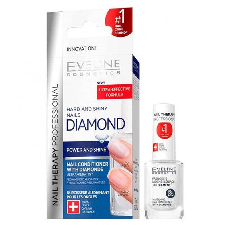 Eveline Diamond Hard And Shiny Nail Conditioner 12Ml | Nail Care