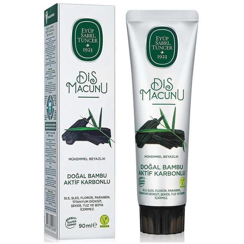 Eyp Sabri Tuncer Toothpaste Natural Bamboo Carbon 90 Ml