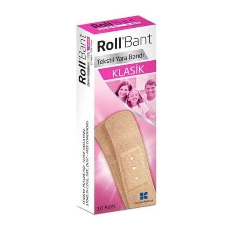 Roll Tape Textile Bandage Classic 10 Pieces