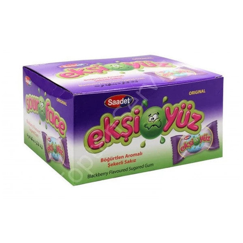 Ekiyz Blackberry Flavored Sugared Gum 100 Pieces