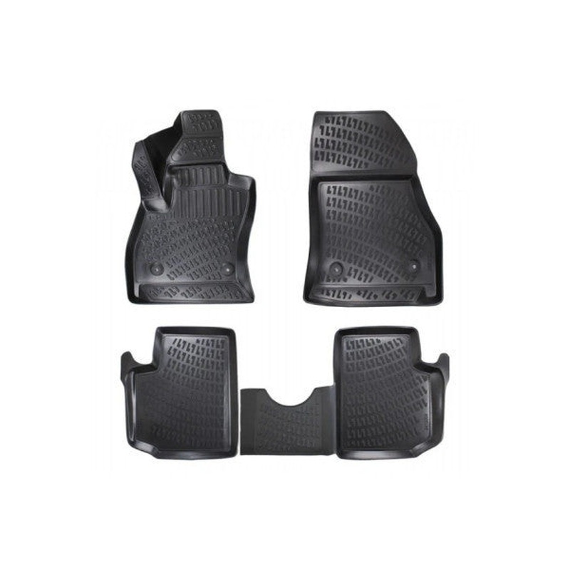 Fiat 500L 2012-2017 3D Black Floor Mat