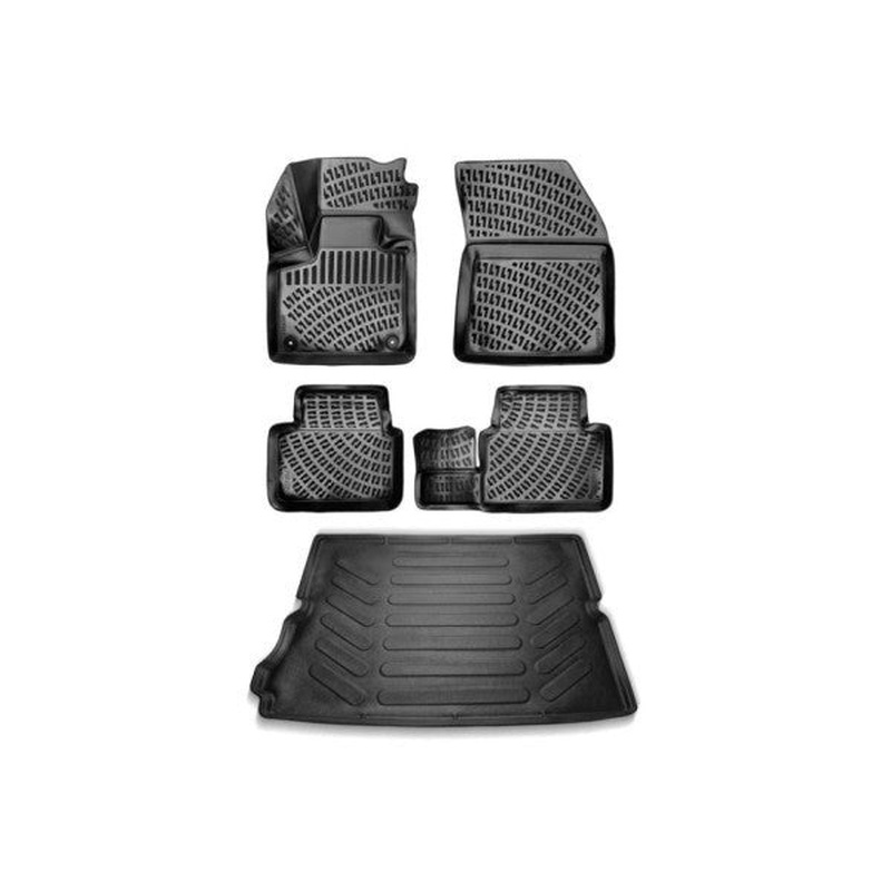 Peugeot 5008 After 2016 3D Pool Mat + Luggage Floor Set