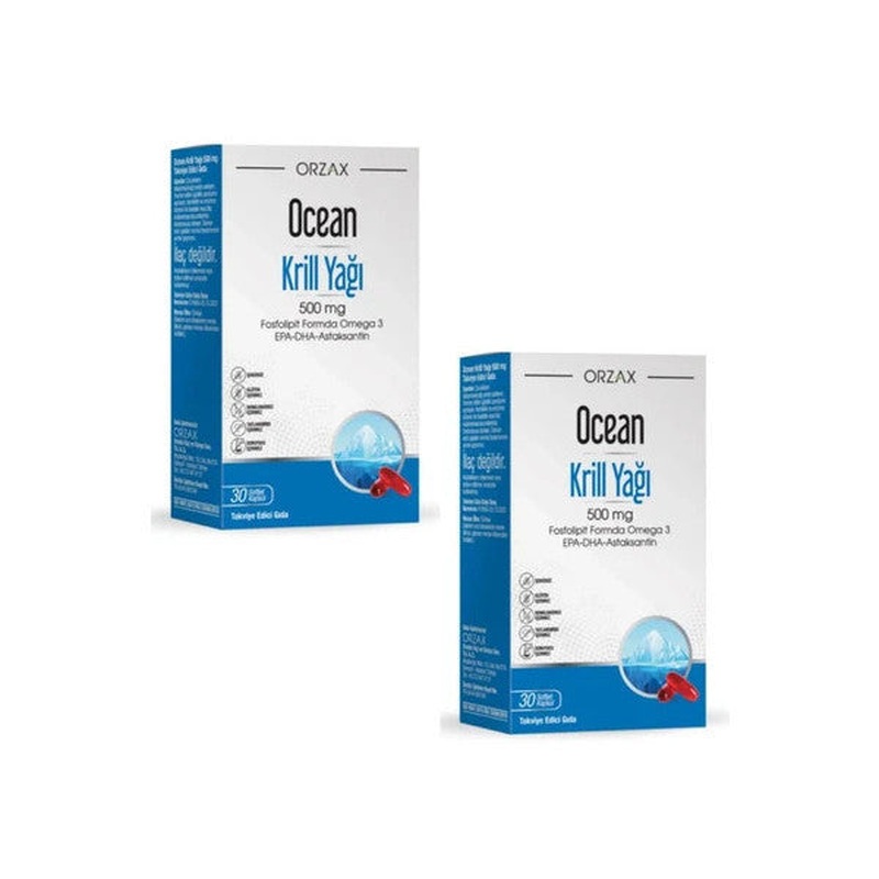 Krill Oil 500 Mg 30 Capsules X 2