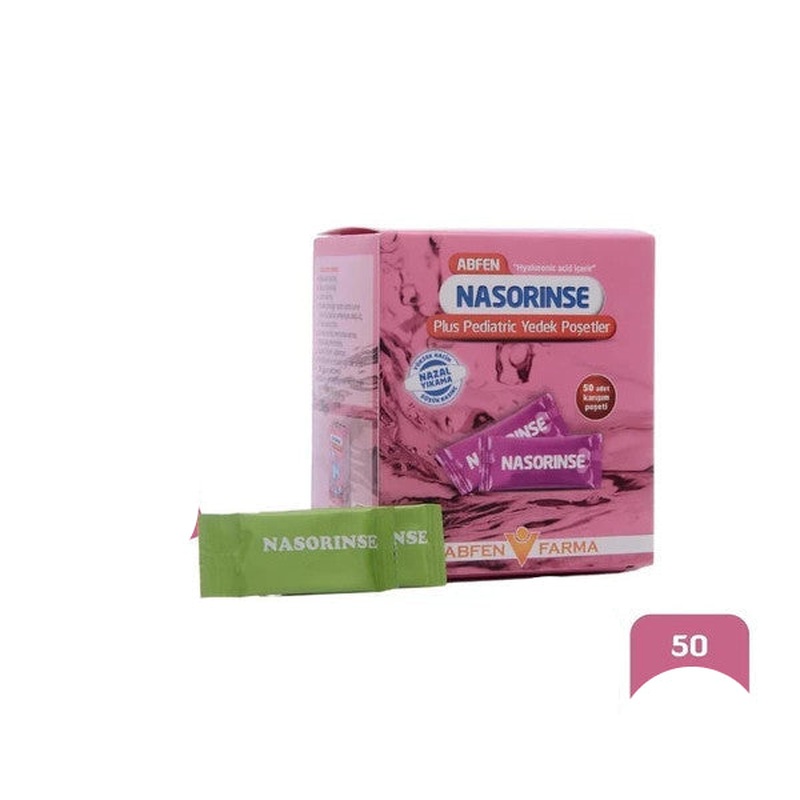 Nasorinse Plus Pediatric Spare Bags 50 Pieces