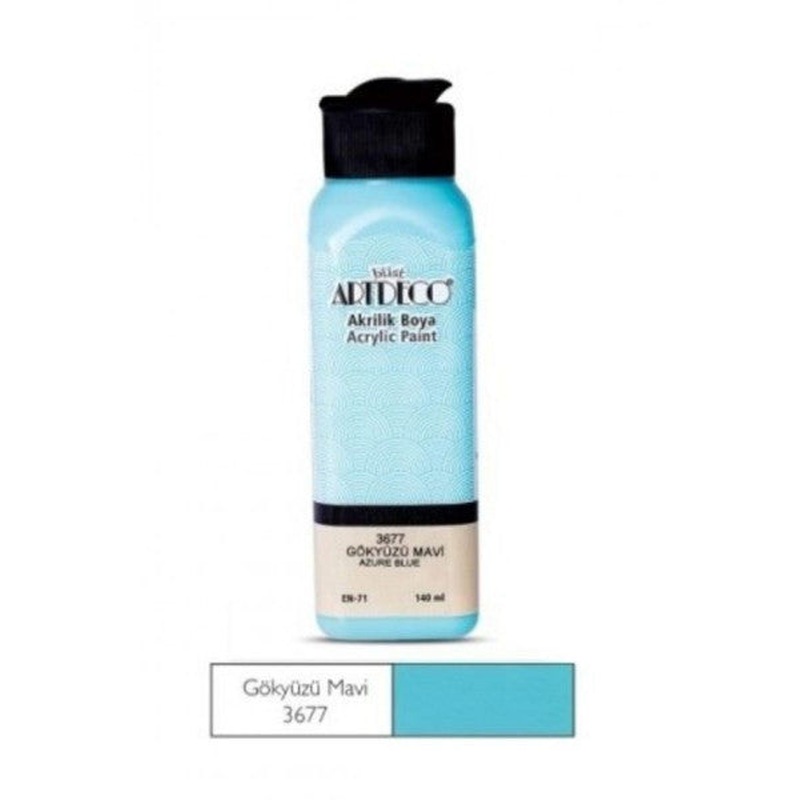 Artdeco Acrylic Paint 140 Ml Sky Blue 070R-3677