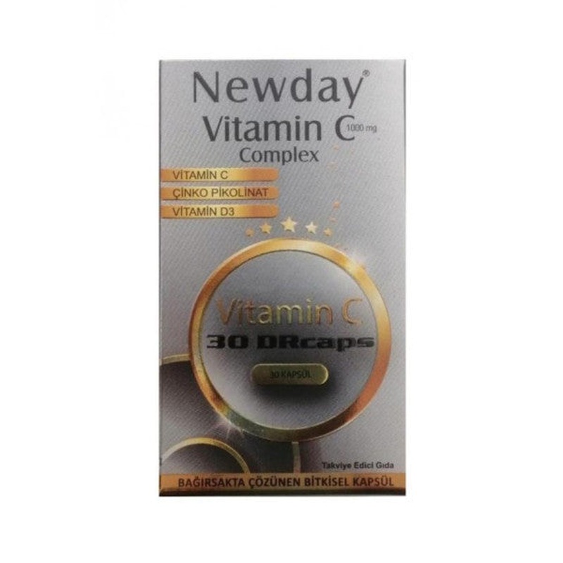 Newday Vitamin C Complex Zinc Picolinate 30 Capsules
