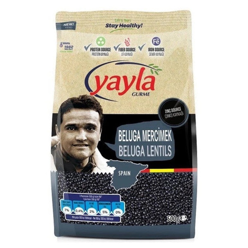 Yayla Gurme Beluga Lentils 500 Gr